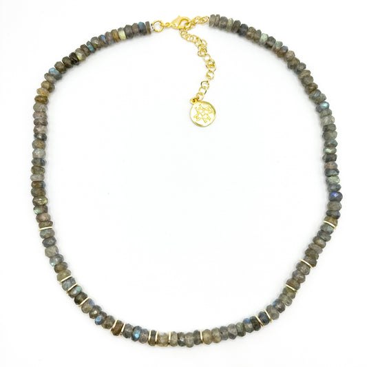 The Gemstone Necklace - Labradorite